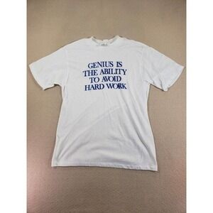 Lexington Shirt Mens Large L White Short Sleeve Crewneck Graphics Fit Pullover